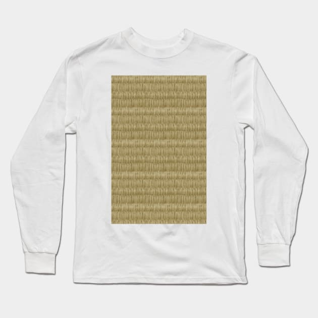 8 Bit Pixel Tatami Mat 畳 Long Sleeve T-Shirt by tinybiscuits